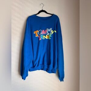 TommyInnit Limited Edition Crewneck Sweatshirt Blue 4XL Tommy Innit